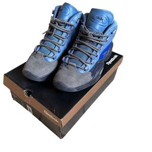 Reebok Iverson 3 Question Mid Grey Blue